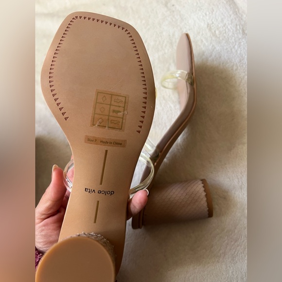 New Dolce Vita Nude Noles Heels - Picture 8 of 10